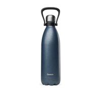 Qwetch - Bouteille Isotherme Originals ROC 1L Blue Navy - Revêtement Anti-Rayures Ultra Résistant - 24h Froid / 12h Chaud - Étanche, Poignée Intégrée, Lavable au Lave-Vaisselle - Gourde Inox Durable