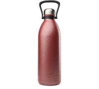 Qwetch - Bouteille Isotherme TITAN ROC 2L Safety Red - Ultra Résistante avec Revêtement Anti-Rayures - 48h Froid / 16h Chaud - Étanche, Lavable au Lave-Vaisselle - Gourde Inox avec Poignée