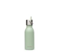 QWETCH - Gourde Enfant Isotherme 350ml - Kids Tilleul Bouchon Pipette - Inox - 24h Froid et 12h Chaud - Etanche & Sans BPA - Gourde du quotidien pour école, sport et sorties