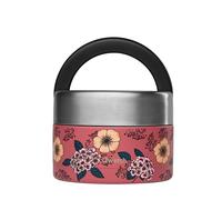 QWETCH - Lunch Box Isotherme Inox avec Poignée - Anémones 650ml - Boîte Alimentaire Repas Chaud - 5h Chaud et 7h Froid - Etanche & Réutilisable