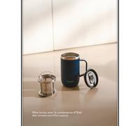 Qwetch mug isotherme inox bleu - 470ml
