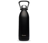 Bouteille isotherme double paroi en Inox avec poignée TITAN Qwetch 1.5 L Noir Mat