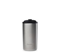 QWETCH - Travel Mug Isotherme - Inox Brossé 350ml - Thermo Café & Thé en Inox - 6h Chaud et 12h Froid - Étanche, Mug de voyage