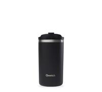 Qwetch - Travel Mug Isotherme Inox - Mug Noir - 350 ml