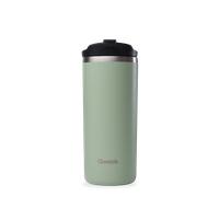 Qwetch - Travel Mug Isotherme Inox - Mug Vert Tilleul - 470 ml