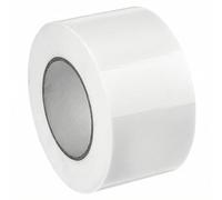 QWORK® 1 Rouleaux de scotch tissu blanc, 50 m x 75 mm, ruban adhésif toilé, ruban de réparation, adhésif puissant, résistant aux intempéries et déchirable à la main