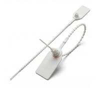 QWORK® 100 Pcs Scellés de Sécurité en Plastique pour Bagages et Rxtincteur (Blanc)