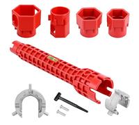 QWORK® 14 in 1 Clés d'installation de robinets et d'éviers e robinet, clés pour lavabo, pour la cuisine, la salle de bain et l'évier