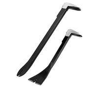 QWORK® 2 Pièces Pied de Biche - Acier Forgé - 21cm et 30cm - Outil de Démolition Forme Ergonomique