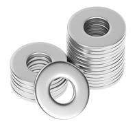 QWORK® 20 Pièces rondelles M8 x 20 mm, rondelles plates en acier inoxydable 304, pour vis et boulons