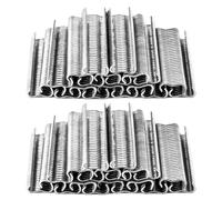 QWORK® 2400 Pièces agrafes de grillage galvanisées, pour cages pour animaux de compagnie, clôtures