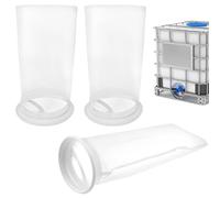 QWORK® 3 Pièces filtres Couvercle IBC, Filtre Nylon réservoir d'eau de Pluie, pour Agriculture, Horticulture et ménage