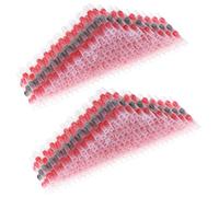 QWORK® 300 Pièces connecteurs fil soudure, connecteur souder etanche rouge 22-18 AWG, cosse thermoretractable, pour moto et voiture