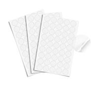 QWORK® 300 pièces de pastilles adhésives double face transparentes Ø 20 mm - tampons adhésifs sans résidu pour décoration de fête, DIY bricolage & photos