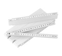 QWORK® 5 Pièces Règles Pliable, 2m Règle en Plastique Fibre Verre Noir, Règles