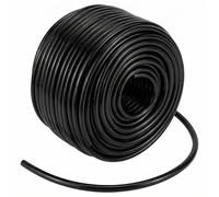 QWORK® 50 Mètres tuyau d'irrigation de jardin en plastique PVC, Tuyau arrosage flexible de 4/7 mm pour système d'irrigation de jardin de agricole