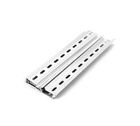 QWORK® 6 Pièces Rail Din, Din Rail En Aluminium, Largeur 35 mm, Hauteur 7.5 mm, Longueur 200 mm, Pour Installer Des Équipements Électriques Tels Que Des Disjoncteurs