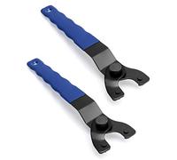 QWORK® Clé à meuleuse d'angle universelle 10-46 mm, pour les meuleuses Remplacer les disques oupille réglable pour meuleuses d'angle