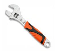 QWORK® Cléà Molette 3 en 1 à Poignée Souple, Cléà Molette avec Grande Ouverture 30 mm n Acier au Vanadium