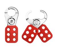 QWORK® Crochet de consignationen acier, Moraillon d'extérieur, 25 mm, 2 pcs