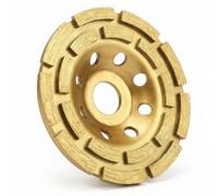 QWORK® Diamant meule, diamant à meuler béton, 115 mm x 22.2 mm pour béton, plâtre, granit, résine, colles à carrelage, pierre naturelle, etc.