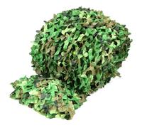 QWORK® Filet de Camouflage 2 m x 3 m, Filet de Camouflage en Tissu Oxford et Nylon, Filet de Camouflage épais de l'armée, pour Paysage Chasse en forêt