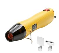 QWORK® Mini décapeur thermique 350W, 2 température 250 ℃/400 ℃ pistolet air chaud, pour manchons rétractables, gaufrage, bricolage, film rétractable