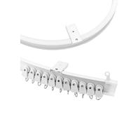 QWORK® Rideau de Plafond Flexible avec Système de Rail pour Lit Diviseur, 2 m