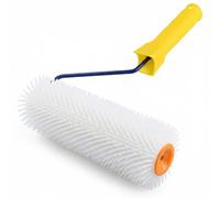 QWORK® Rouleau débulleur 23 cm -Dents de 20 mm - Rouleau d'aération pour sol