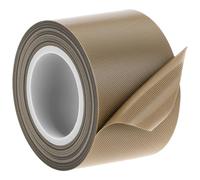 QWORK® Ruban Adhésif PTFE 40mm x 10m x 0,18mm - Bande PTFE Haute Température pour Machine à Sous Vide, Soudeuse à Impulsion et Isolation Électrique - Ruban Fibre de Verre Résistant à la Chaleur