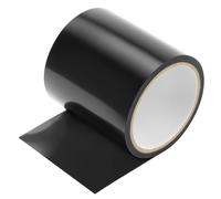 QWORK® Ruban de réparation PVC, 10 cm x 3 m noir ruban adhésif d'étanchéité étanche, pour fissures, joints, transitions
