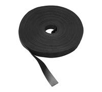 QWORK® Ruban Serre-Câble Réutilisable, 20 mm x 20 M Ruban Crochet et Boucle Double Face, Organisateur pour Cordes et Câble Electrique