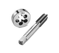 QWORK® Taraud M14x1.5mm, jeu de tarauds et filières