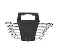 QWUUYEC Clé à Molette Mécanique 6 Pièces, 45# Acier, Double Tête, Jeu de Clés Métriques 8-17mm, Coffret de Rangement Portable - Durable et Multifonction, Résistant à la Rouille, Pour