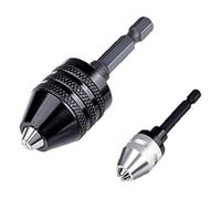Qxckyag Mandrin de perceuse sans daptateur universel 1/4 (0,6-8 mm) | Mandrin de perceuse sans onvertisseur universel: tige 1/4 hexagonale et 0,6-8 mm pour et sûr