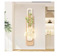 Qxgylz Décoration Murale 3D avec LED, Fresque Murale Suspendue, Art Murale 3D avec Éclairage LED, Peinture Créative, Sculpture Murale Lumineuse, Peinture LED Entrée, Couloir(B,40x160cm/15.7x63in)
