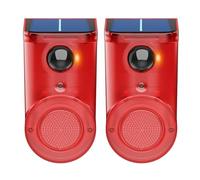 QXMH Solar détecteur de Mouvement pour l'extérieur : 110 Deb Four Sander, 6 LEZ, Flashwinningstrob, Alam Sistum, Laudermotien, Detketo, Noismek. (K11-2)