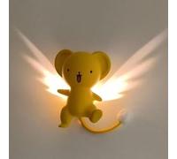 QYYZTHX Applique Murale LED pour Chambre d'enfant - Effet Rechargeable par USB - Applique Murale avec Effet de lumière sans Alimentation - Applique Murale magnétique sans Fil - Lampe de Chevet