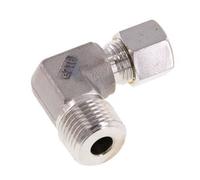 R 1/2'' mâle x 10L Raccord à compression coudé à 90 degrés en acier inoxydable 315 Bar DIN 2353