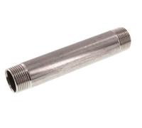 R 1'' Mamelon double en acier inoxydable 20 Bar DIN 2982 - 170mm
