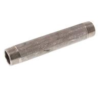 R 1'' Mamelon double pour tuyau en acier inoxydable 20 Bar DIN 2982 - 180mm