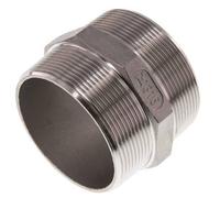 R 2 1/2'' Acier inoxydable Double Mamelon 16 Bar
