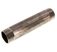 R 2 1/2'' Mamelon double pour tuyau en acier inoxydable 20 Bar DIN 2982 - 620mm