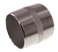 R 3'' Mamelon double en acier inoxydable 20 Bar DIN 2982 - 80mm