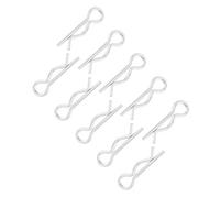 R Clips 1Mm 1 Mm Goupille Fendue Fer galvanisé 1*18Mm R Type Goupille Fendue Clips Goupilles de Retenue Zinguées Pinces à Ressort épingle à Cheveux