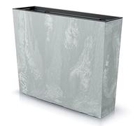 R.G. Pot de Fleurs Haut Urbi Case DUC600TE Beton avec Insert, Jardinière Rectangulaire Effet Béton, Bac à Plantes Moderne pour Terrasse, L 60cm