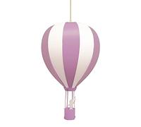 R&M Coudert Lampe Suspension Chambre Enfant Montgolfière Lilas 46 cm (Hauteur) x 30 cm (Diamètre)