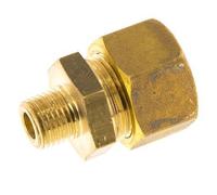 R Raccord à compression droit en laiton 1/4'' mâle x 16mm 76 Bar DIN EN 1254-2