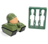 R-Set Eierbecher & Toastschneider,in Geschenkbox. - Eierbecher Set Egg-Splode Grün,aus Kunststoff,2e [Import]