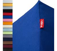 r-up Beste drap housse 140x200-160x220 jusqu´à 35cm de hauteur beaucoup de couleurs 95% coton / 5% élasthanne 230g/m² (bleu royal)